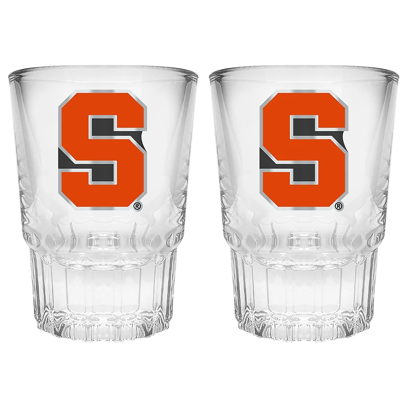 Syracuse Orange 2-Piece Prism Shot Glass Set