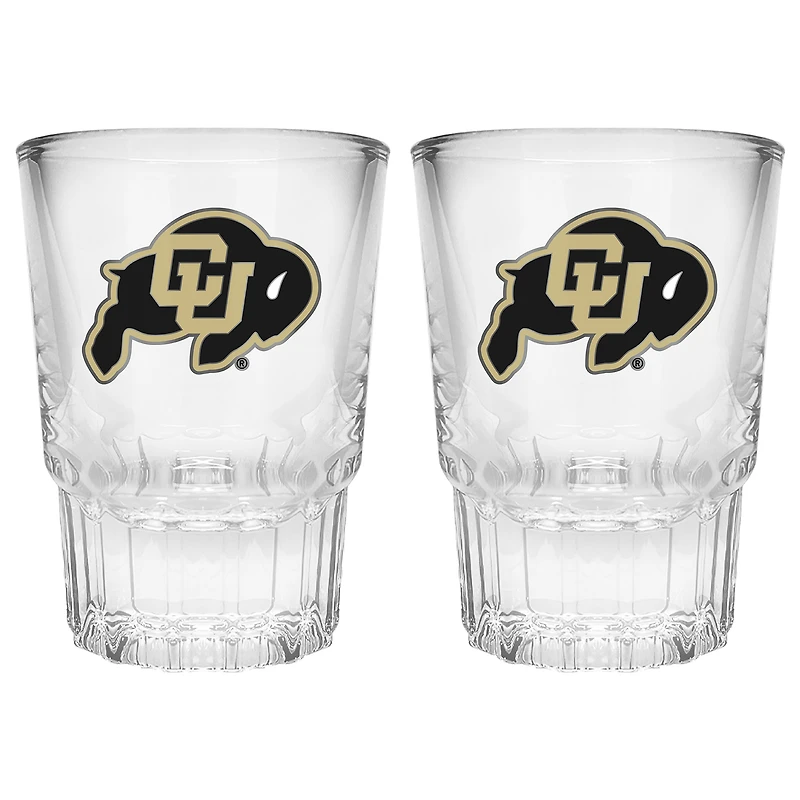 Colorado Buffaloes 2-Piece Prism Shot Glass Set