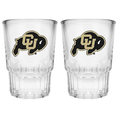 Colorado Buffaloes 2-Piece Prism Shot Glass Set