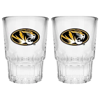 Missouri Tigers 2-Piece Prism Shot Glass Set
