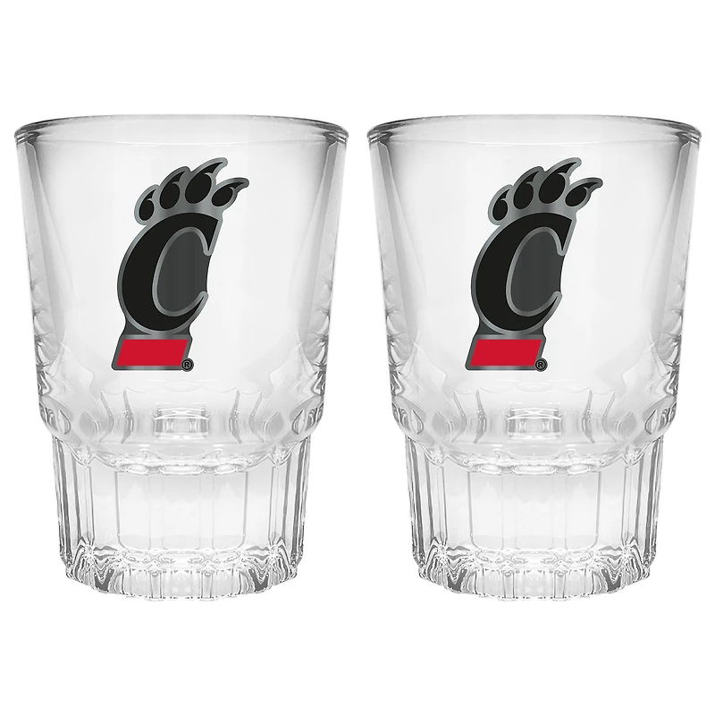 Cincinnati Bearcats 2-Piece Prism Shot Glass Set