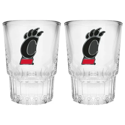 Cincinnati Bearcats 2-Piece Prism Shot Glass Set