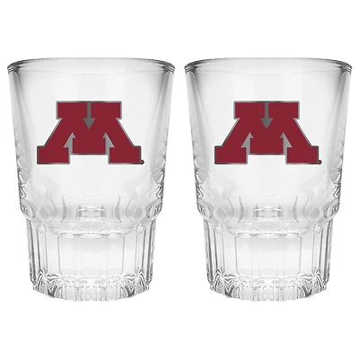 Minnesota Golden Gophers 2-Piece Prism Shot Glass Set