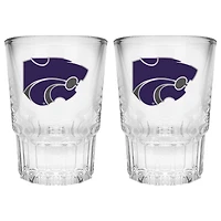 Kansas State Wildcats 2-Piece Prism Shot Glass Set