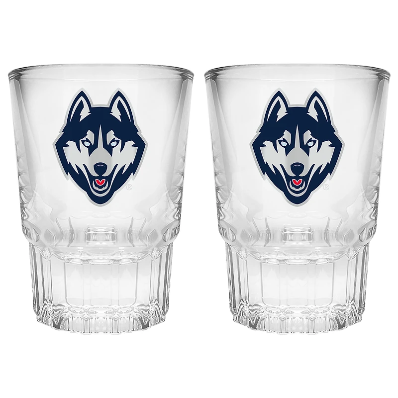 UConn Huskies 2-Piece Prism Shot Glass Set