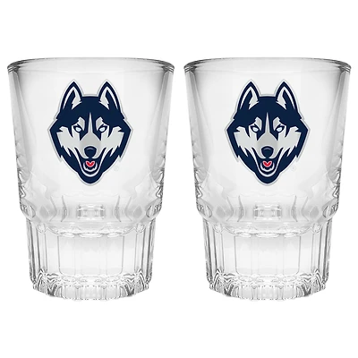 UConn Huskies 2-Piece Prism Shot Glass Set