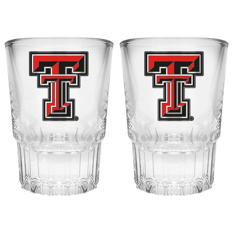 Texas Tech Red Raiders 2-Piece Prism Shot Glass Set