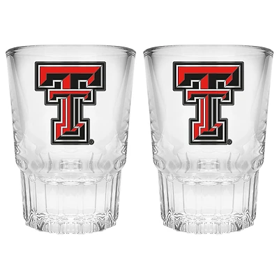 Texas Tech Red Raiders 2-Piece Prism Shot Glass Set