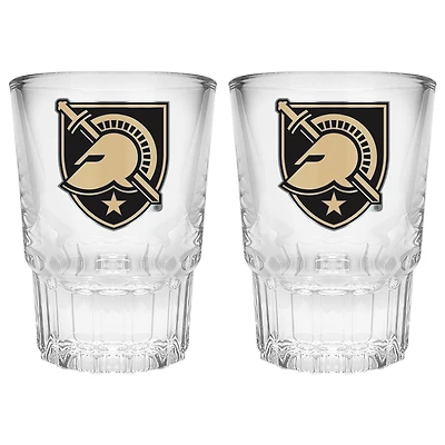 Army Black Knights 2-Piece Prism Shot Glass Set