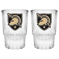 Army Black Knights 2-Piece Prism Shot Glass Set