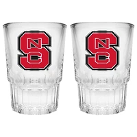 NC State Wolfpack 2-Piece Prism Shot Glass Set