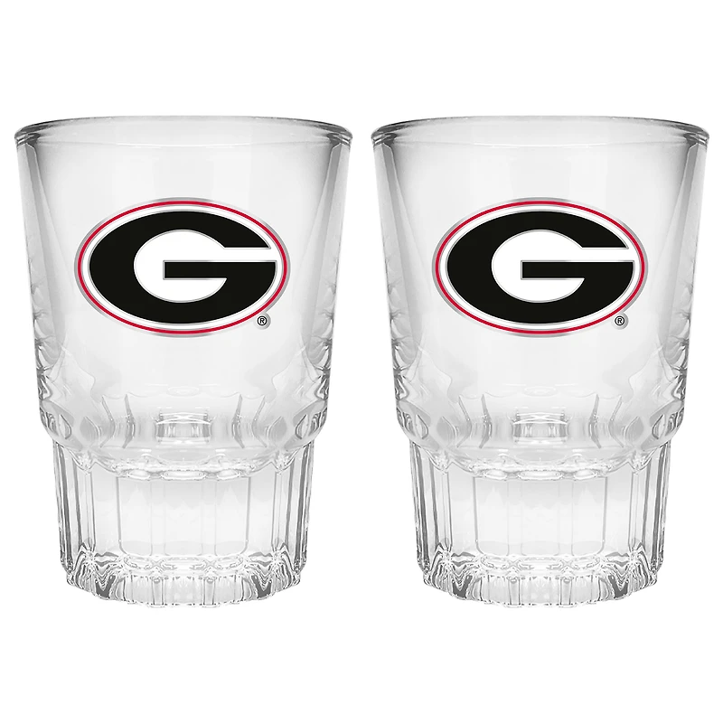 Georgia Bulldogs 2-Piece Prism Shot Glass Set