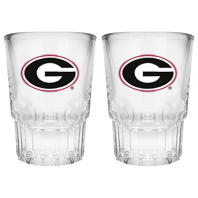 Georgia Bulldogs 2-Piece Prism Shot Glass Set