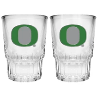 Oregon Ducks 2-Piece Prism Shot Glass Set