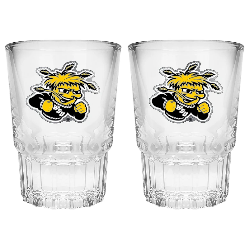 Wichita State Shockers 2-Piece Prism Shot Glass Set