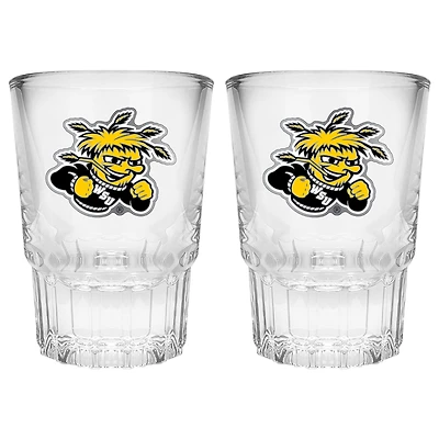 Wichita State Shockers 2-Piece Prism Shot Glass Set