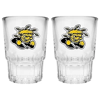 Wichita State Shockers 2-Piece Prism Shot Glass Set