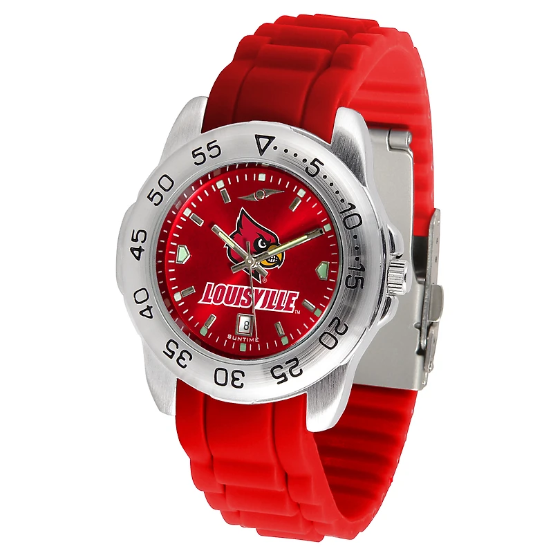 Red Louisville Cardinals Sport AC AnoChrome Watch