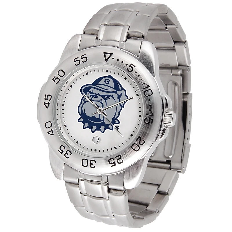 White Georgetown Hoyas Sport Steel Watch