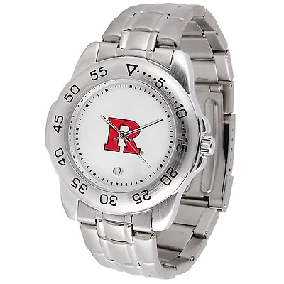 White Rutgers Scarlet Knights Sport Steel Watch