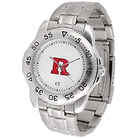 White Rutgers Scarlet Knights Sport Steel Watch