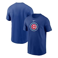 Men's Nike Royal Chicago Cubs Large Logo T-Shirt