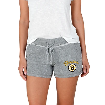Women's Concepts Sport Gray Boston Bruins Mainstream Terry Shorts