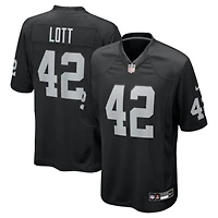 Men's Nike Ronnie Lott Black Las Vegas Raiders Game Retired Player Jersey