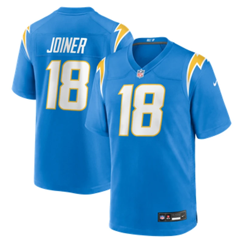 Men's Nike Charlie Joiner Powder Blue Los Angeles Chargers Game Retired Player Jersey