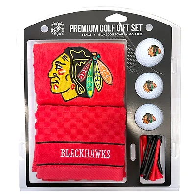 Chicago Blackhawks Embroidered Golf Gift Set