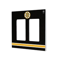 Boston Bruins Double Rocker Lightswitch Plate