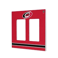 Carolina Hurricanes Double Rocker Lightswitch Plate