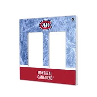 Montreal Canadiens Wordmark Double Rocker Lightswitch Plate