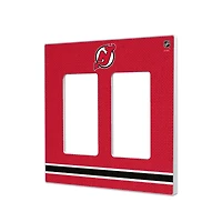 New Jersey Devils Double Rocker Lightswitch Plate