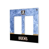Anaheim Ducks Wordmark Double Rocker Lightswitch Plate