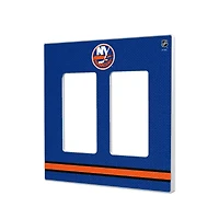 New York Islanders Double Rocker Lightswitch Plate