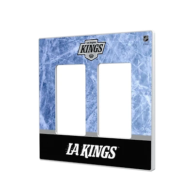 Los Angeles Kings Wordmark Double Rocker Lightswitch Plate