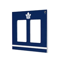 Toronto Maple Leafs Double Rocker Lightswitch Plate