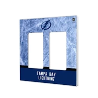 Tampa Bay Lightning Wordmark Double Rocker Lightswitch Plate