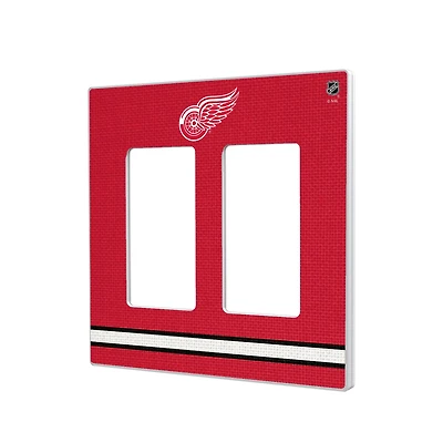 Detroit Red Wings Double Rocker Lightswitch Plate