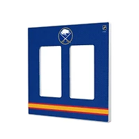 Buffalo Sabres Double Rocker Lightswitch Plate