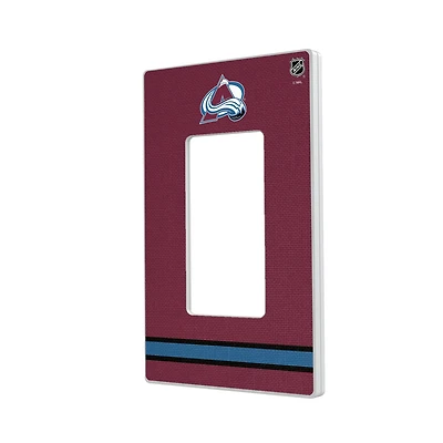 Colorado Avalanche Single Rocker Lightswitch Plate