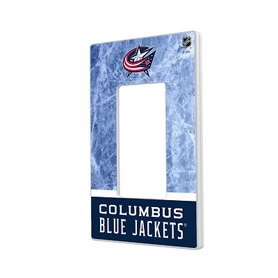 Columbus Blue Jackets Wordmark Single Rocker Lightswitch Plate