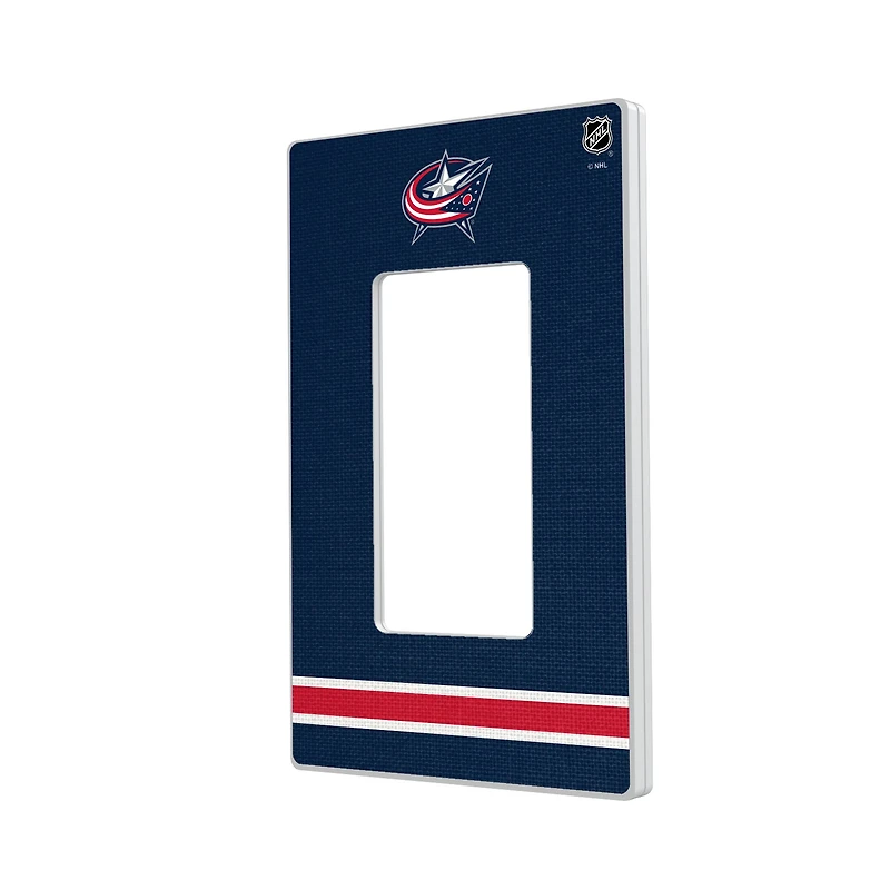 Columbus Blue Jackets Single Rocker Lightswitch Plate