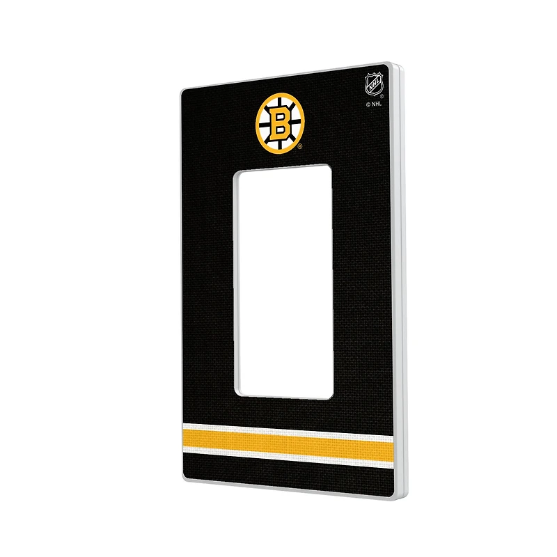 Boston Bruins Single Rocker Lightswitch Plate