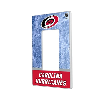 Carolina Hurricanes Wordmark Single Rocker Lightswitch Plate