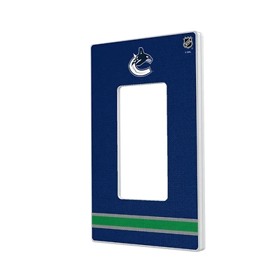 Vancouver Canucks Single Rocker Lightswitch Plate