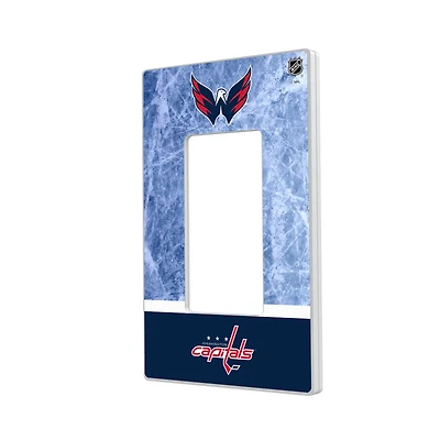 Washington Capitals Wordmark Single Rocker Lightswitch Plate