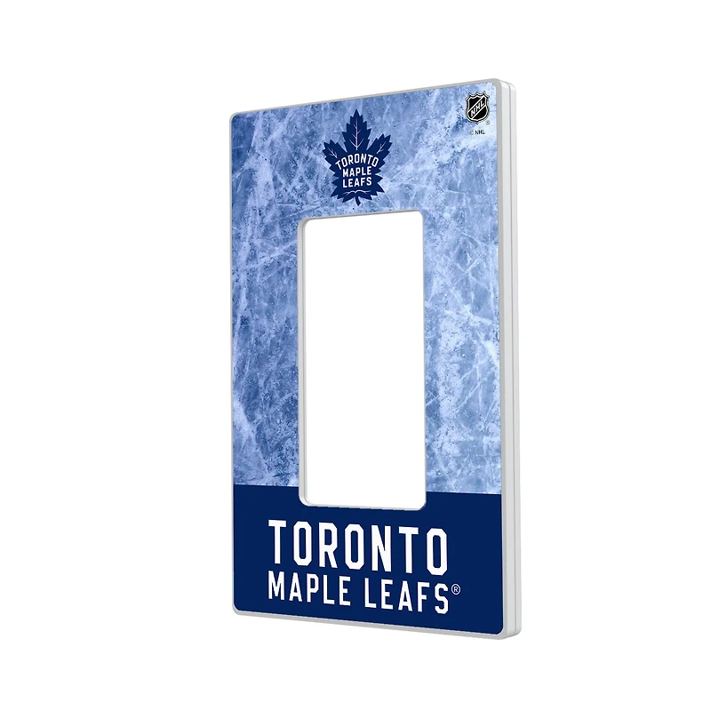 Toronto Maple Leafs Wordmark Single Rocker Lightswitch Plate