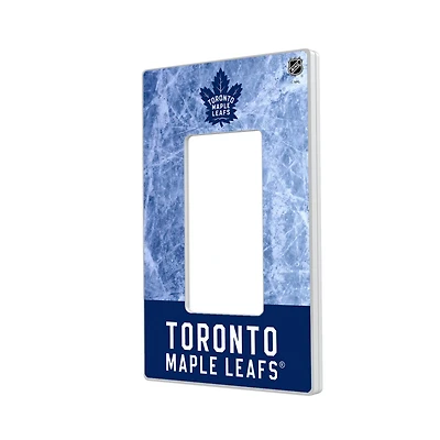 Toronto Maple Leafs Wordmark Single Rocker Lightswitch Plate